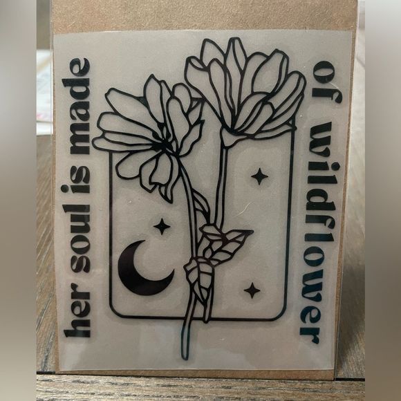 4 Tie Dye Floral Vinyl Decals - Picture 7 of 12